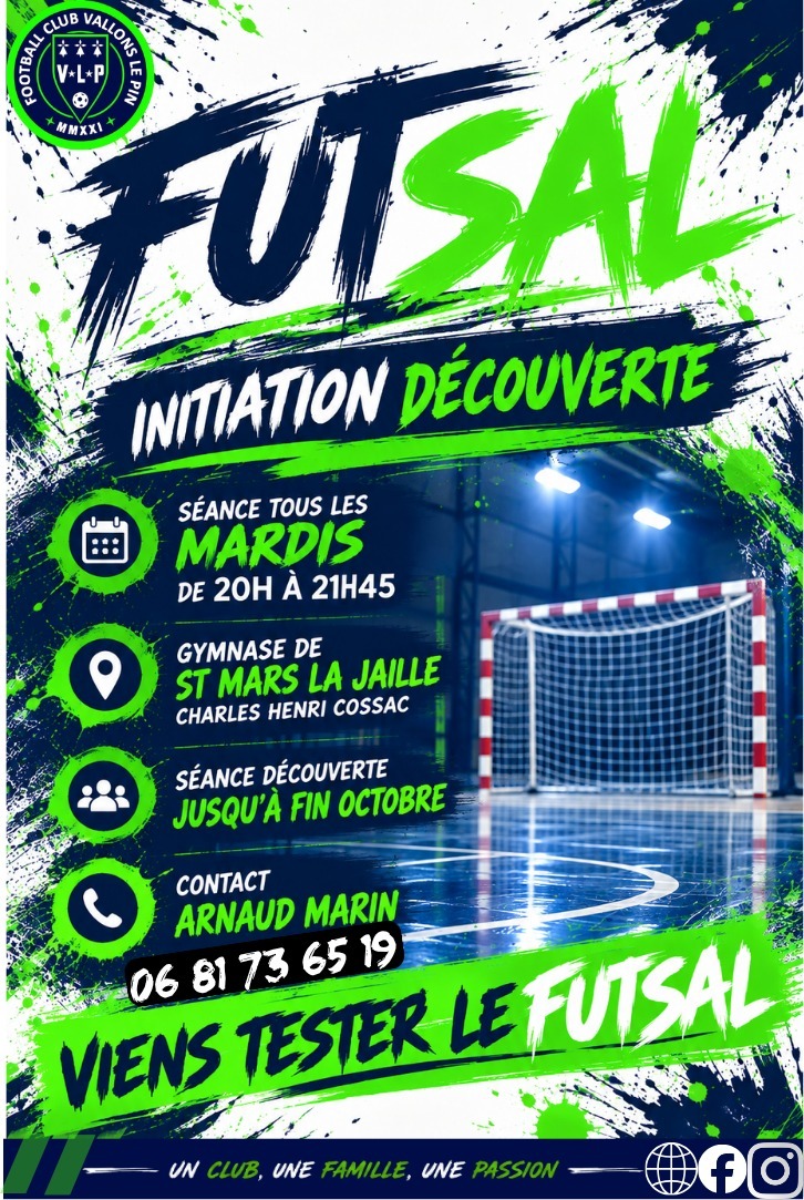 Futsal Loisir: Portes ouvertes